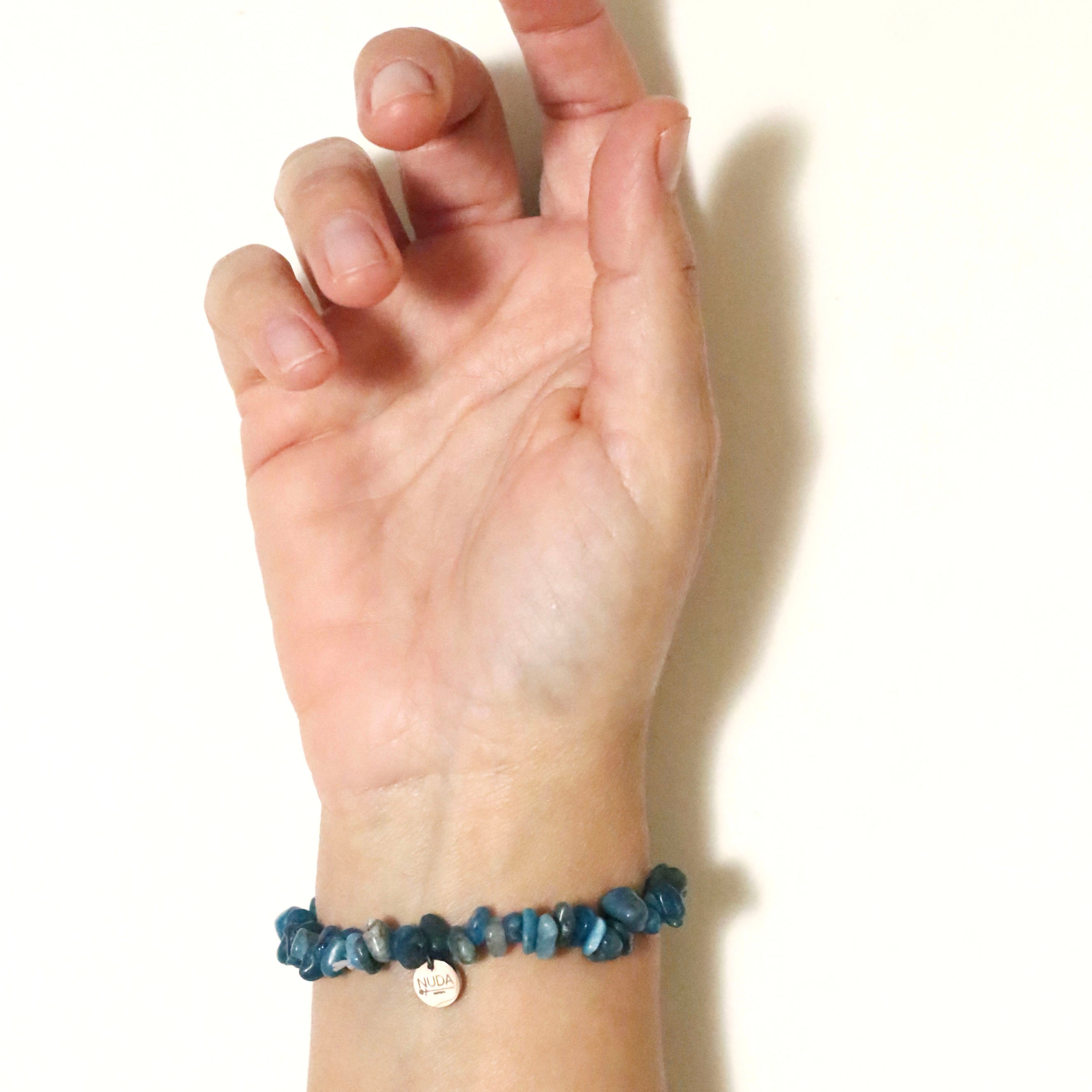 Bracciale in Chips di Apatite