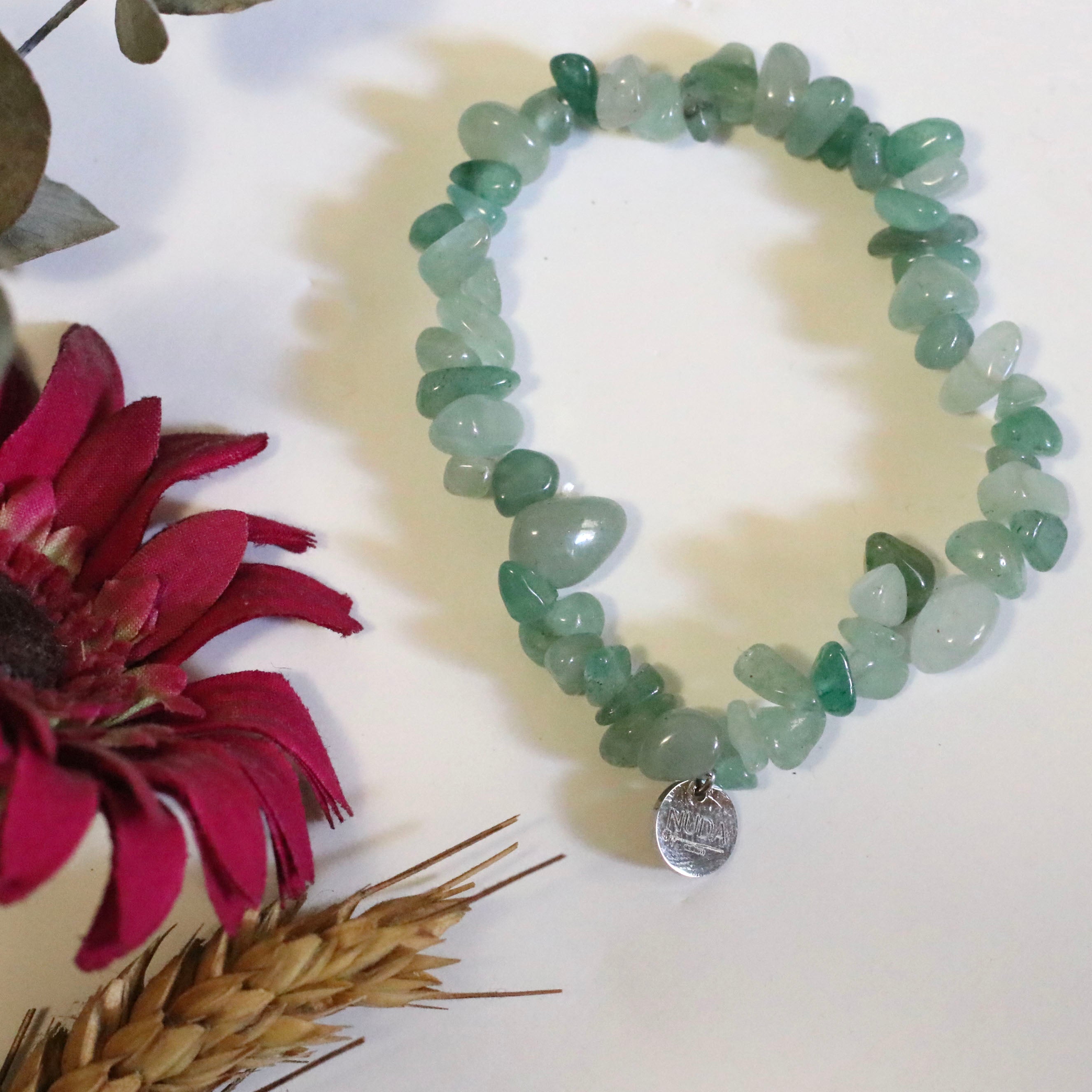 Bracciale in Chips di Avventurina Verde