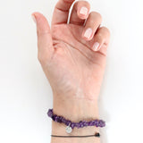 Bracciale Chips Ametista Viola
