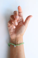 Bracciale in Grani di Avventurina Verde 4mm