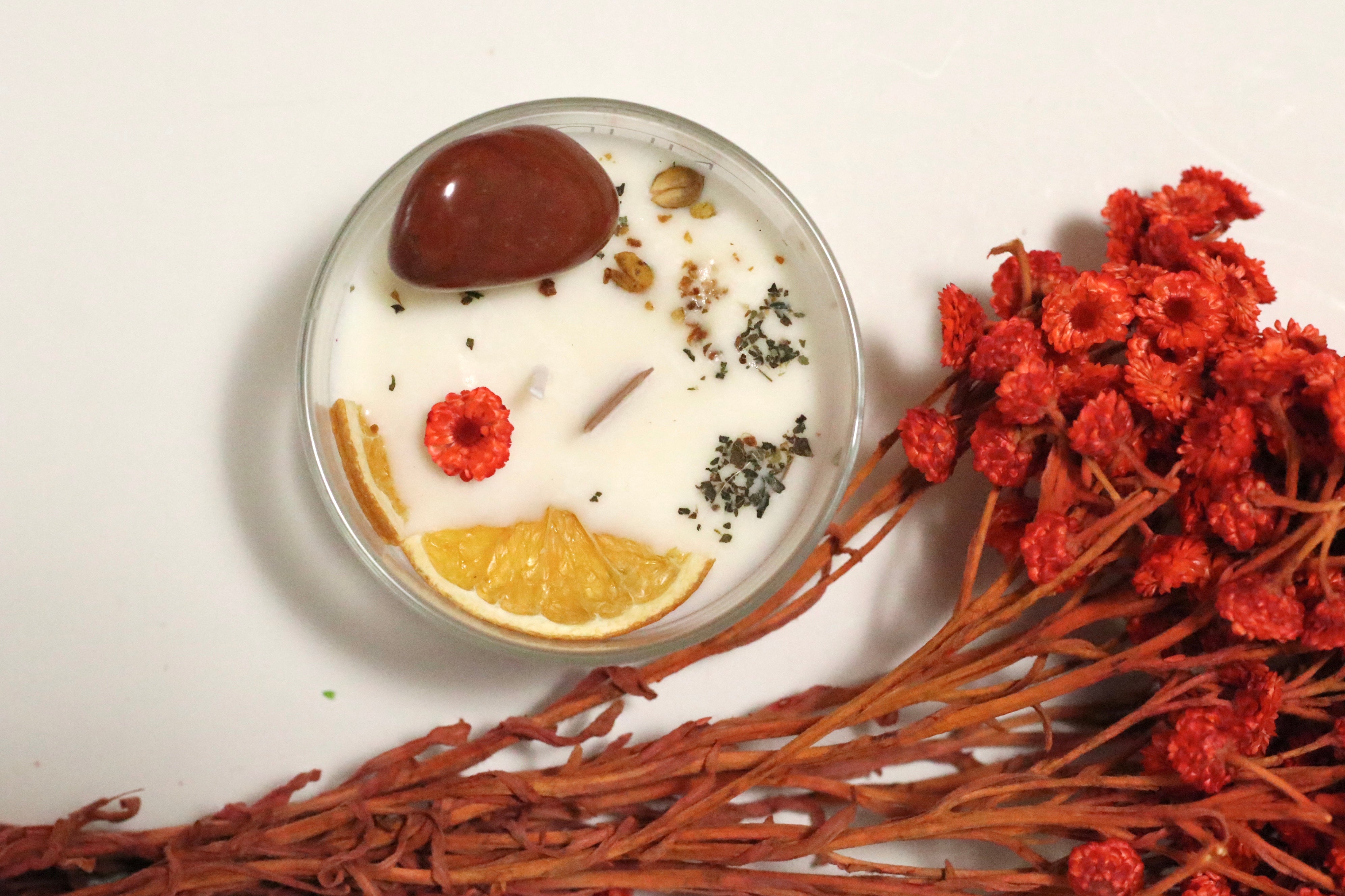 Candela artigianale in cera di soia - N°2 SVADHISTHANA