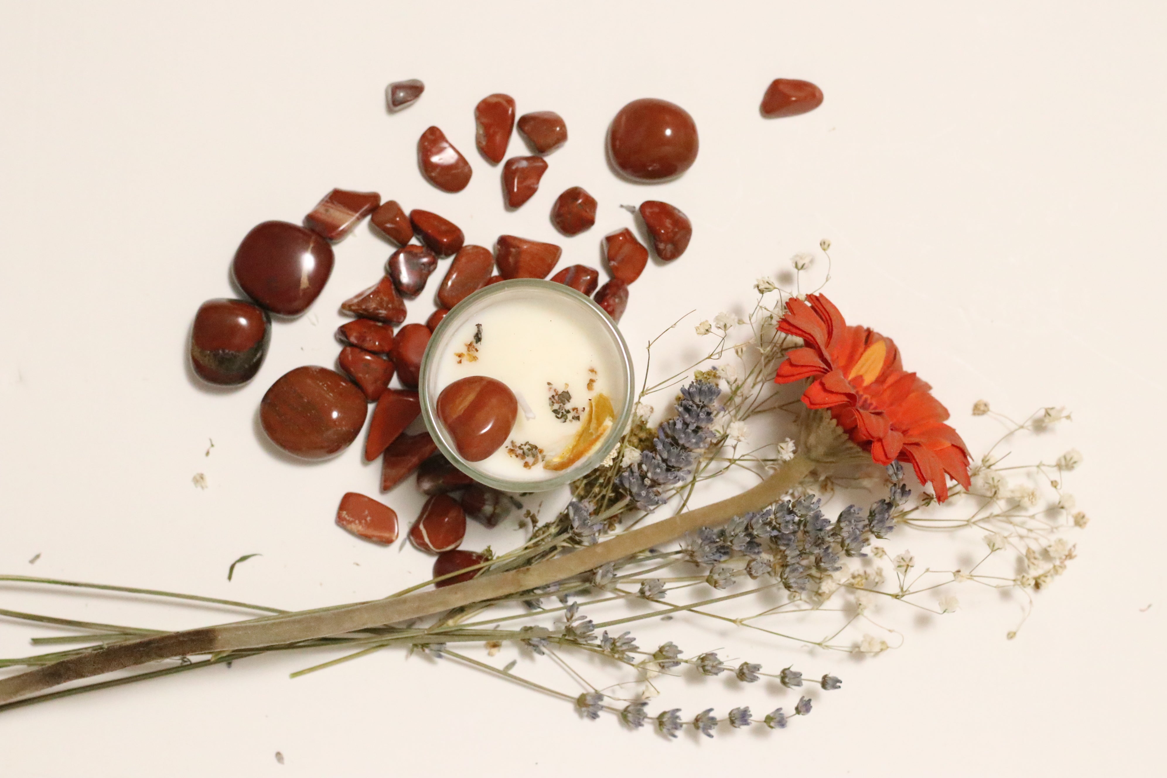 Candela artigianale in cera di soia - N°2 SVADHISTHANA Piccola