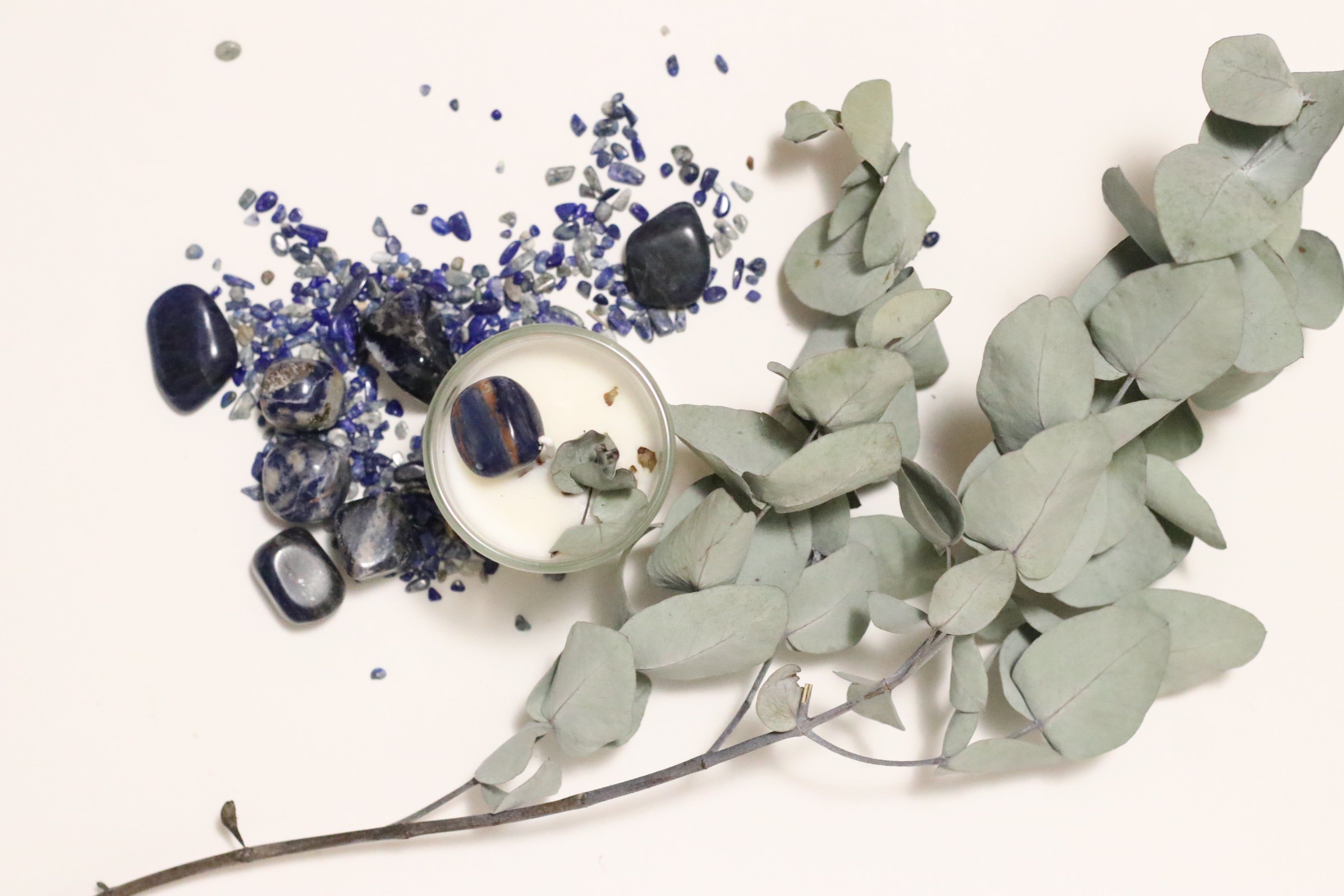 Candela artigianale in cera di soia - N°5 VISHUDDHA Piccola