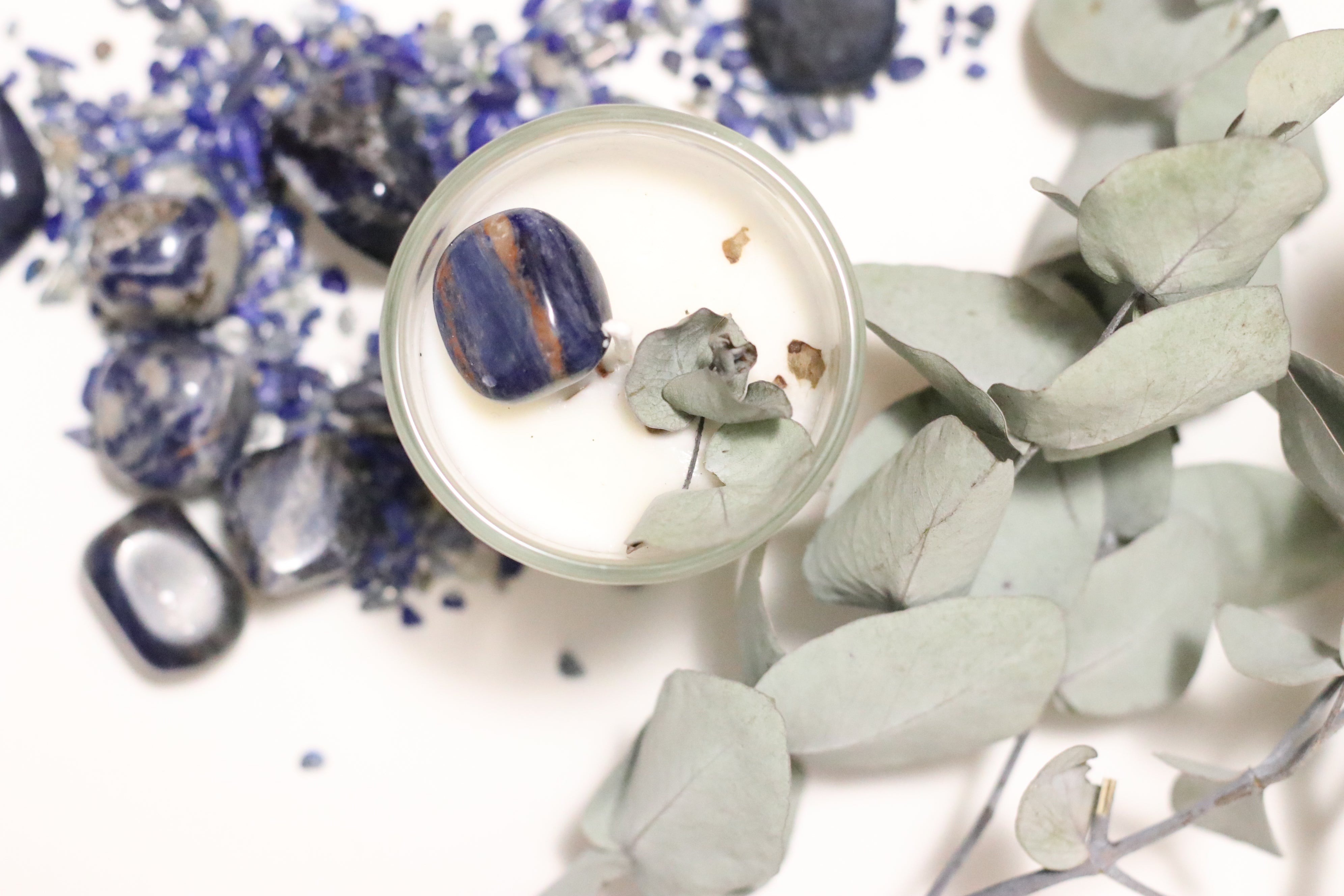 Candela artigianale in cera di soia - N°5 VISHUDDHA Piccola