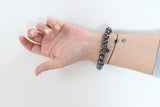 Bracciale in Grani di Ematite 10mm