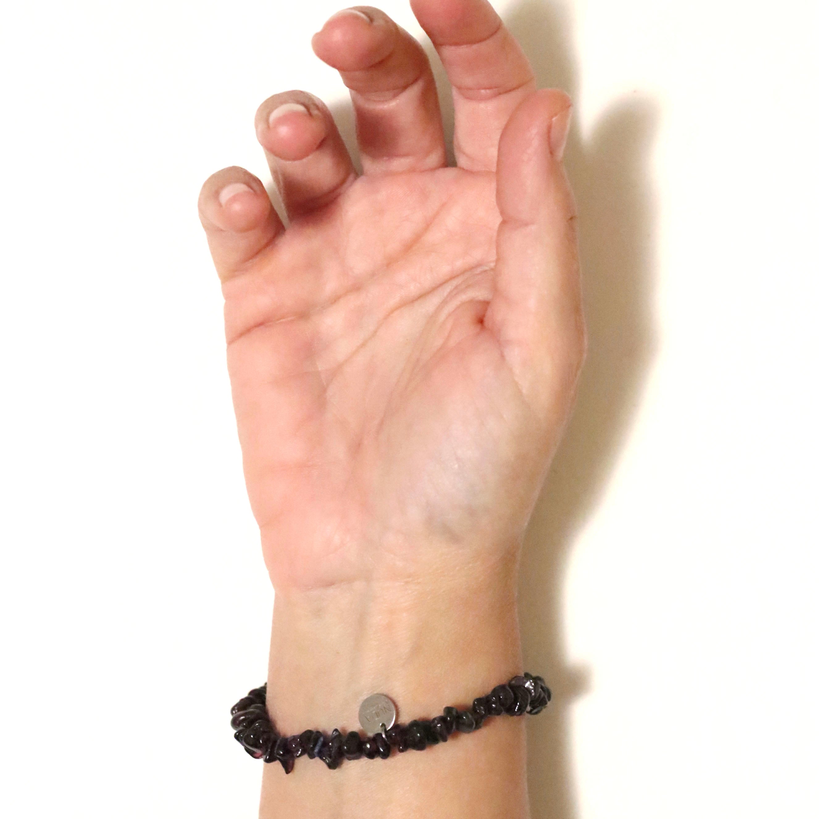 Bracciale in Chips di Granato