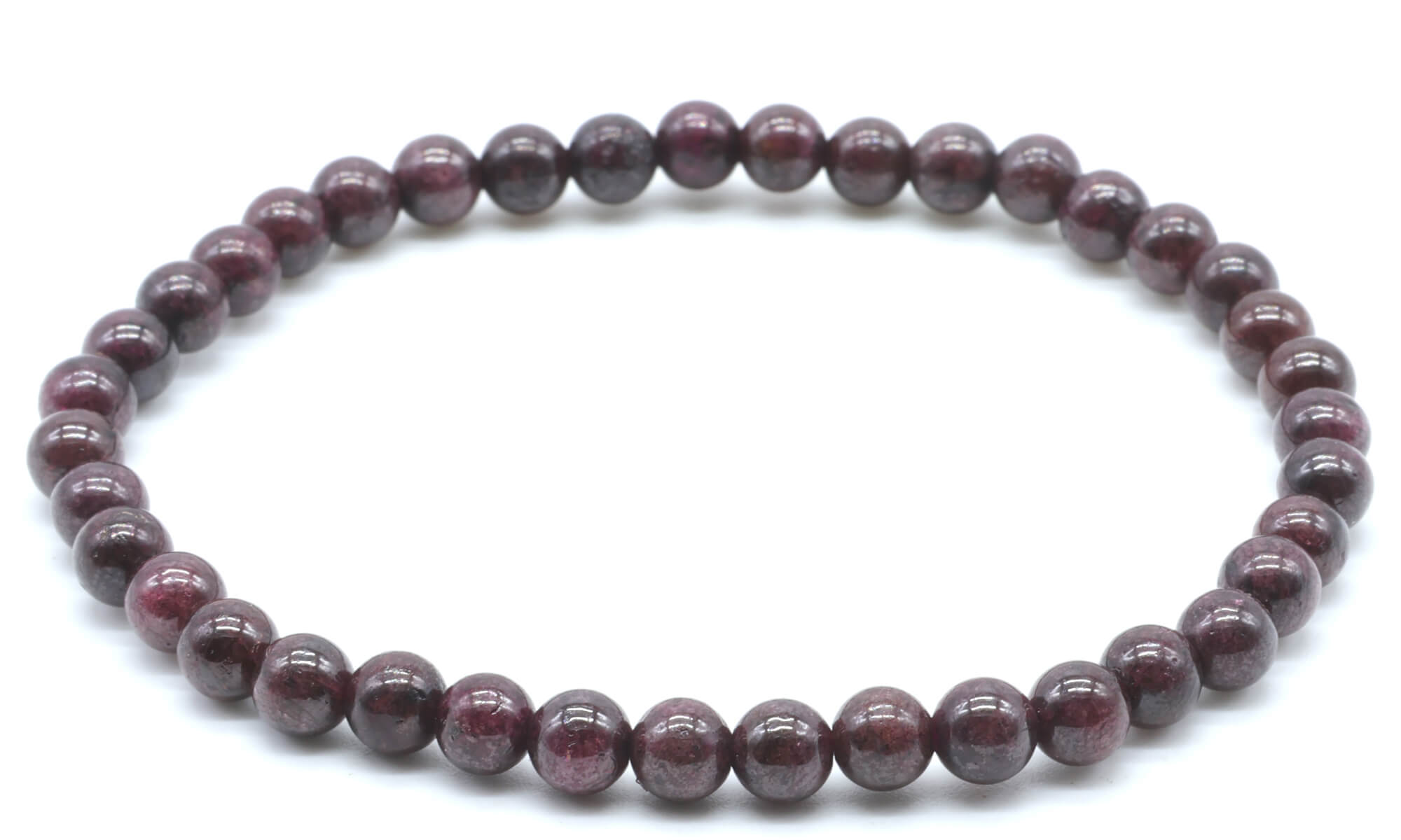 Bracciale in Grani di Granato 4mm