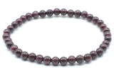Bracciale in Grani di Granato 4mm
