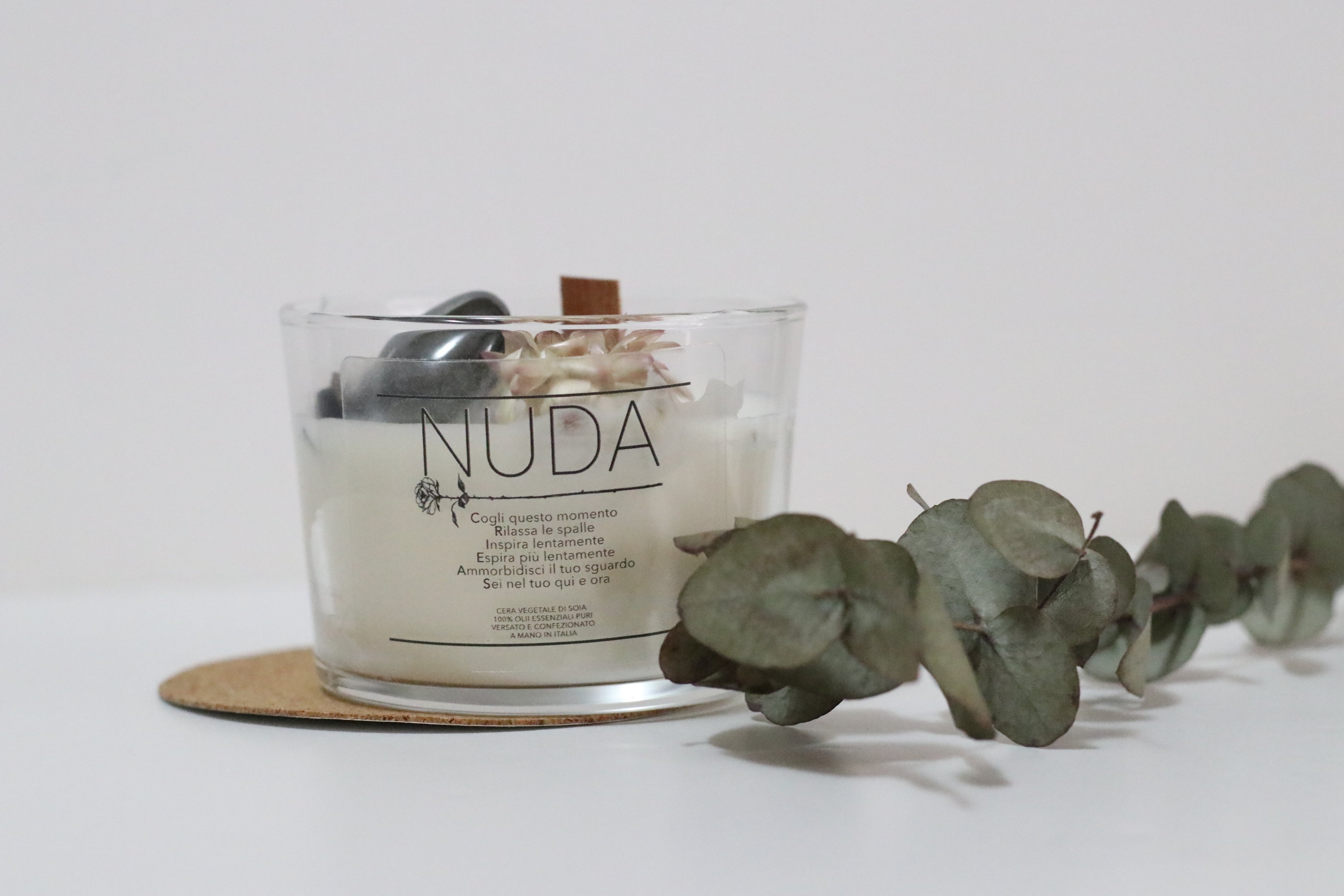 Candela artigianale in cera di soia - N°1 Muladhara