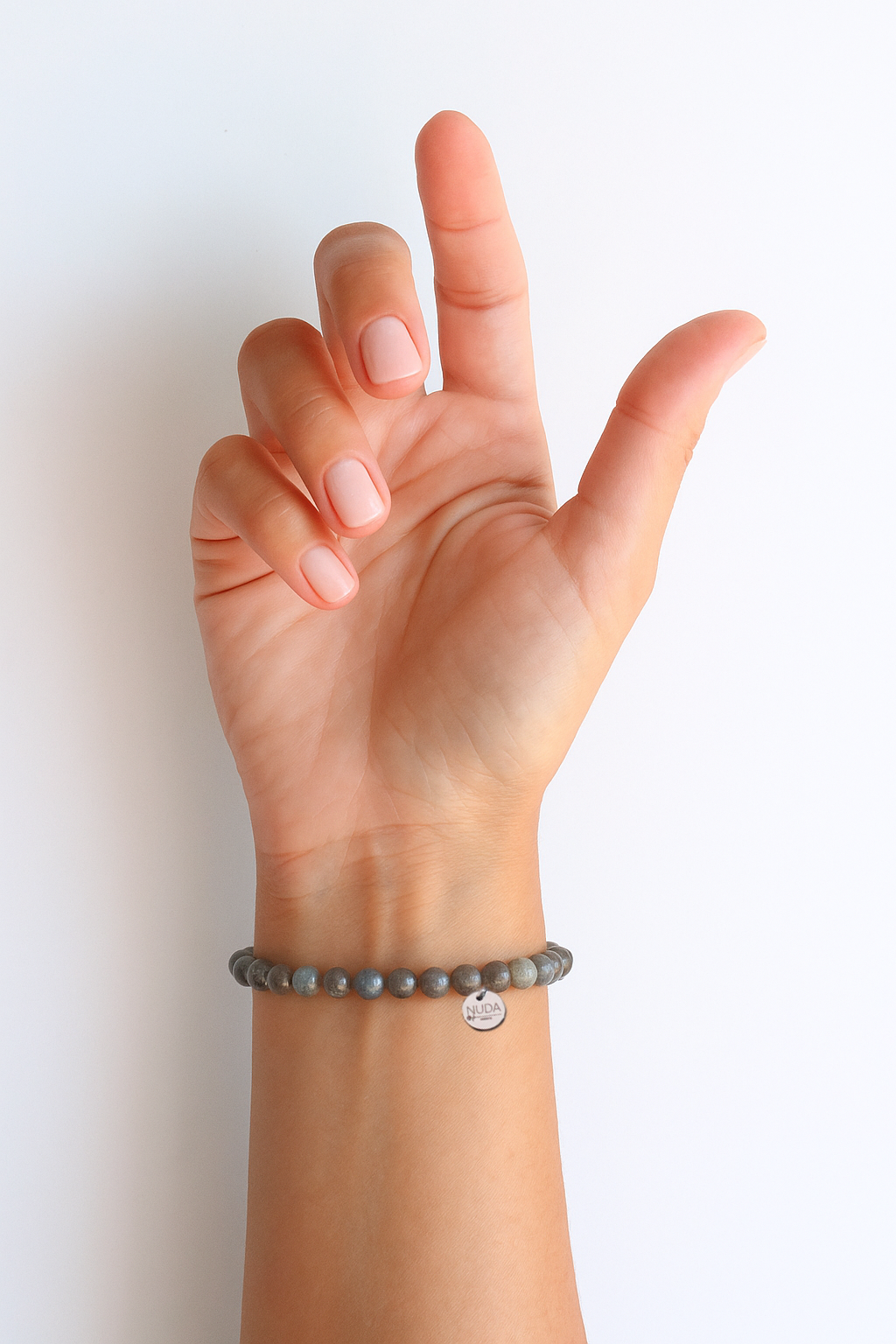 Bracciale in Grani di Labradorite 4mm