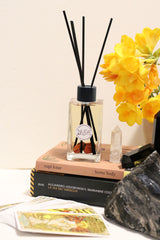 Profuma Ambiente all'Arancio con Cristalli di Diaspro Rosso