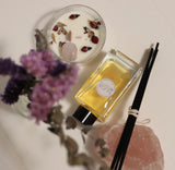 Profuma Ambiente Alla Vaniglia con Cristalli di Quarzo Rosa