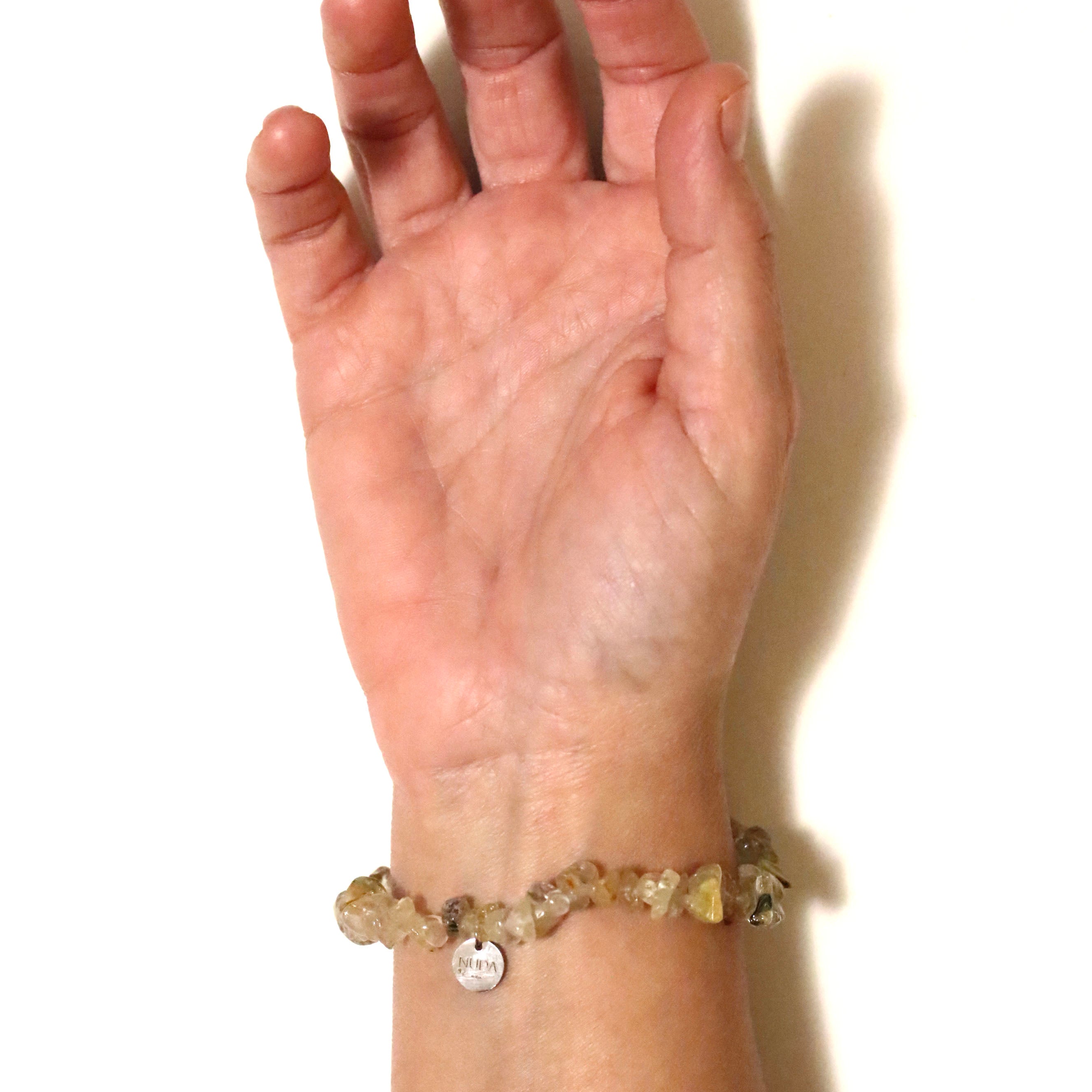 Bracciale in Chips di Quarzo Citrino