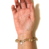 Bracciale in Chips di Quarzo Citrino