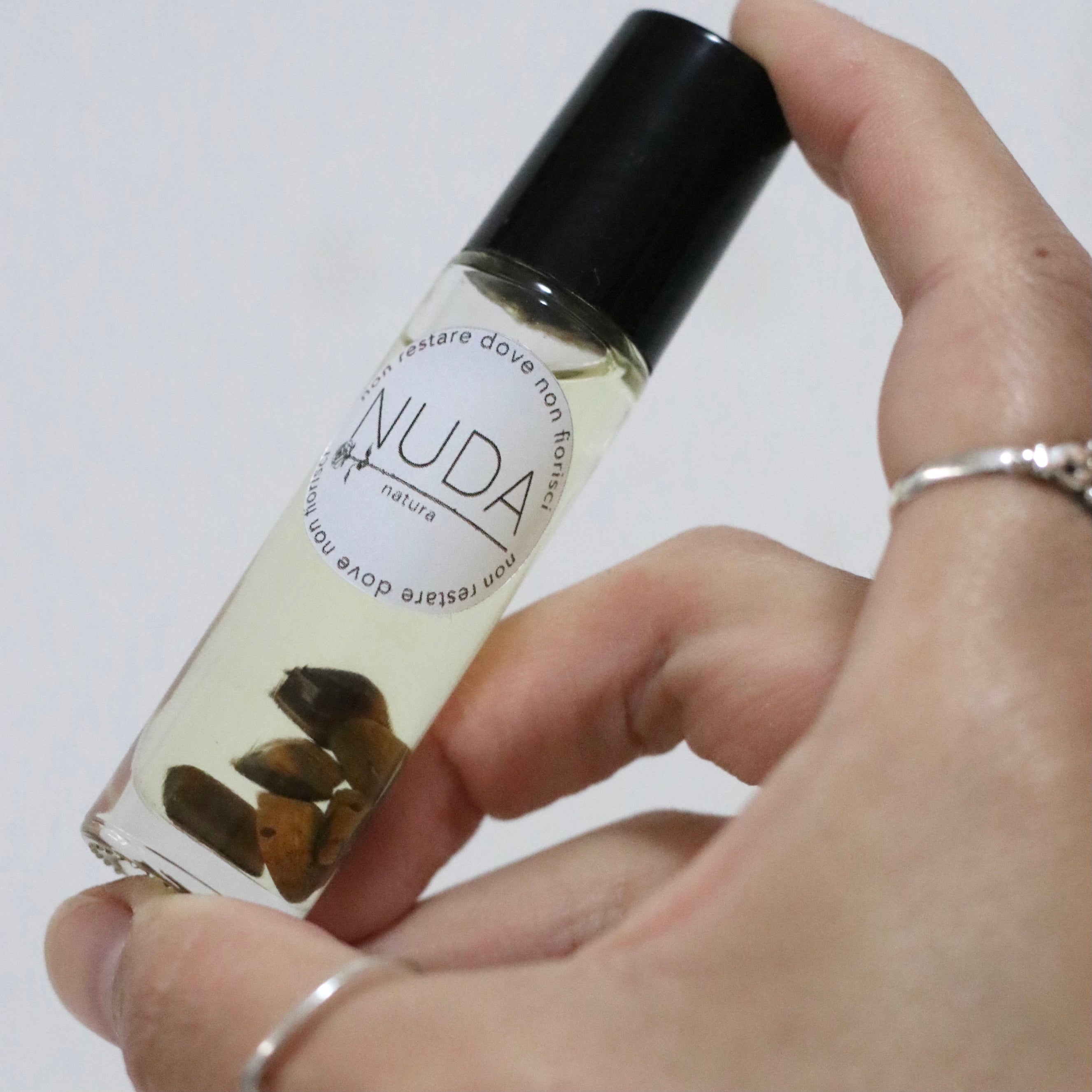 Roll-on N°3 Chakra del Plesso Solare - Occhio di Tigre