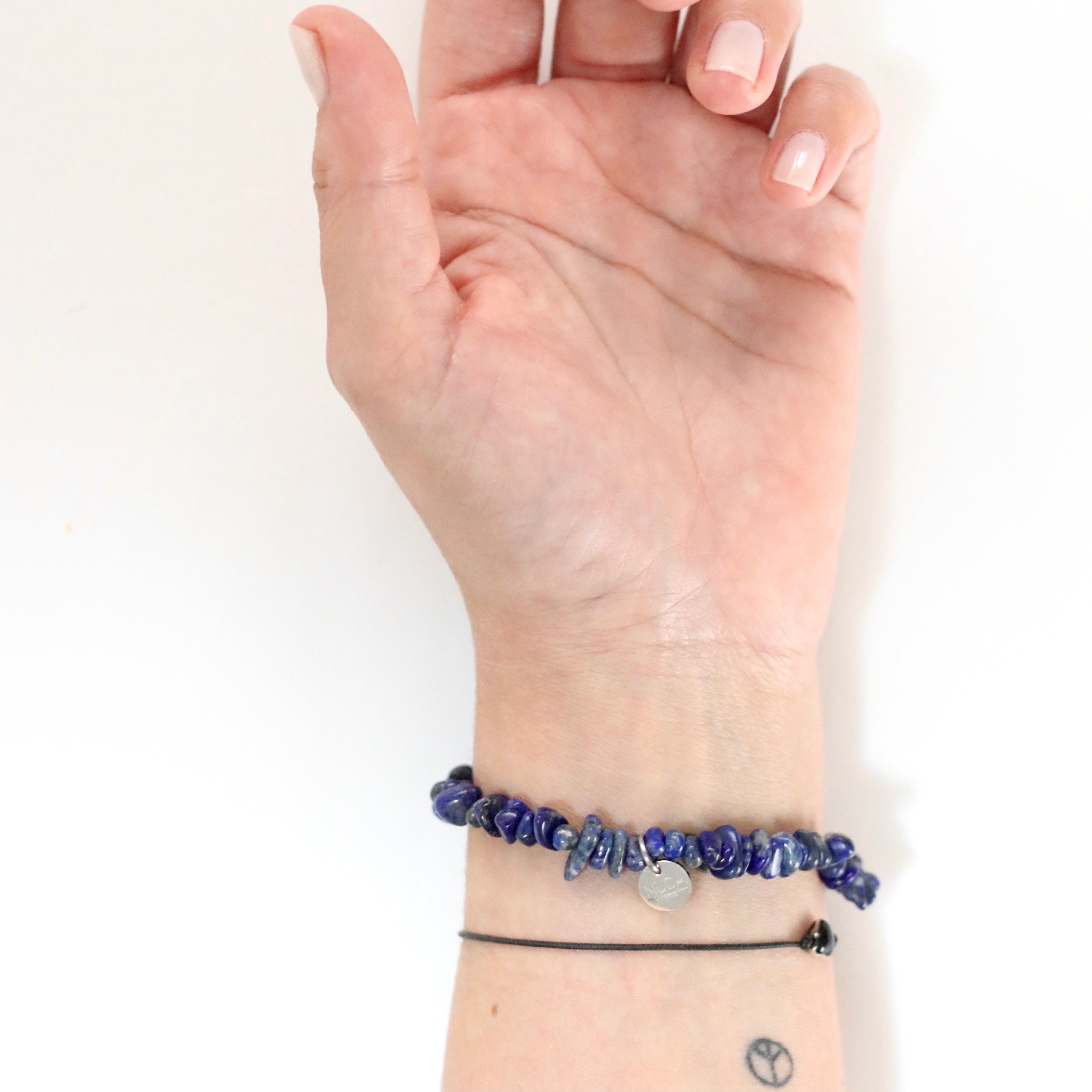 Bracciale in Chips di Sodalite