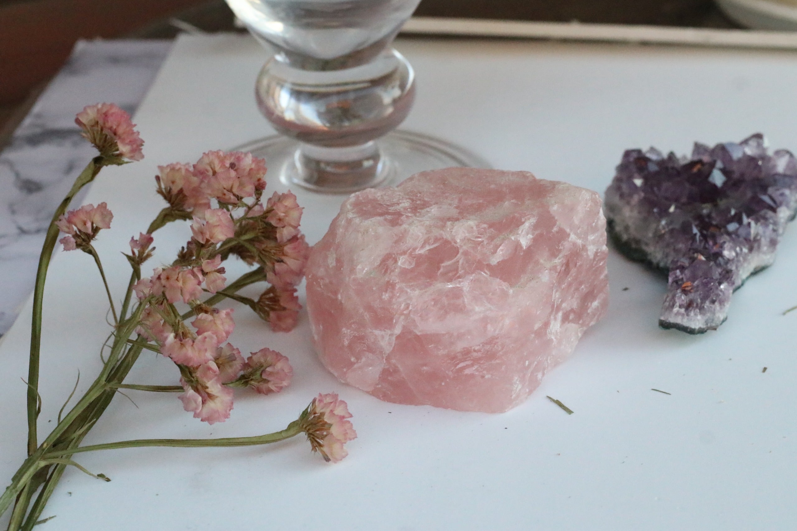 Quarzo Rosa Grezzo 540gr