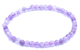 Bracciale in Grani di Ametista 4mm