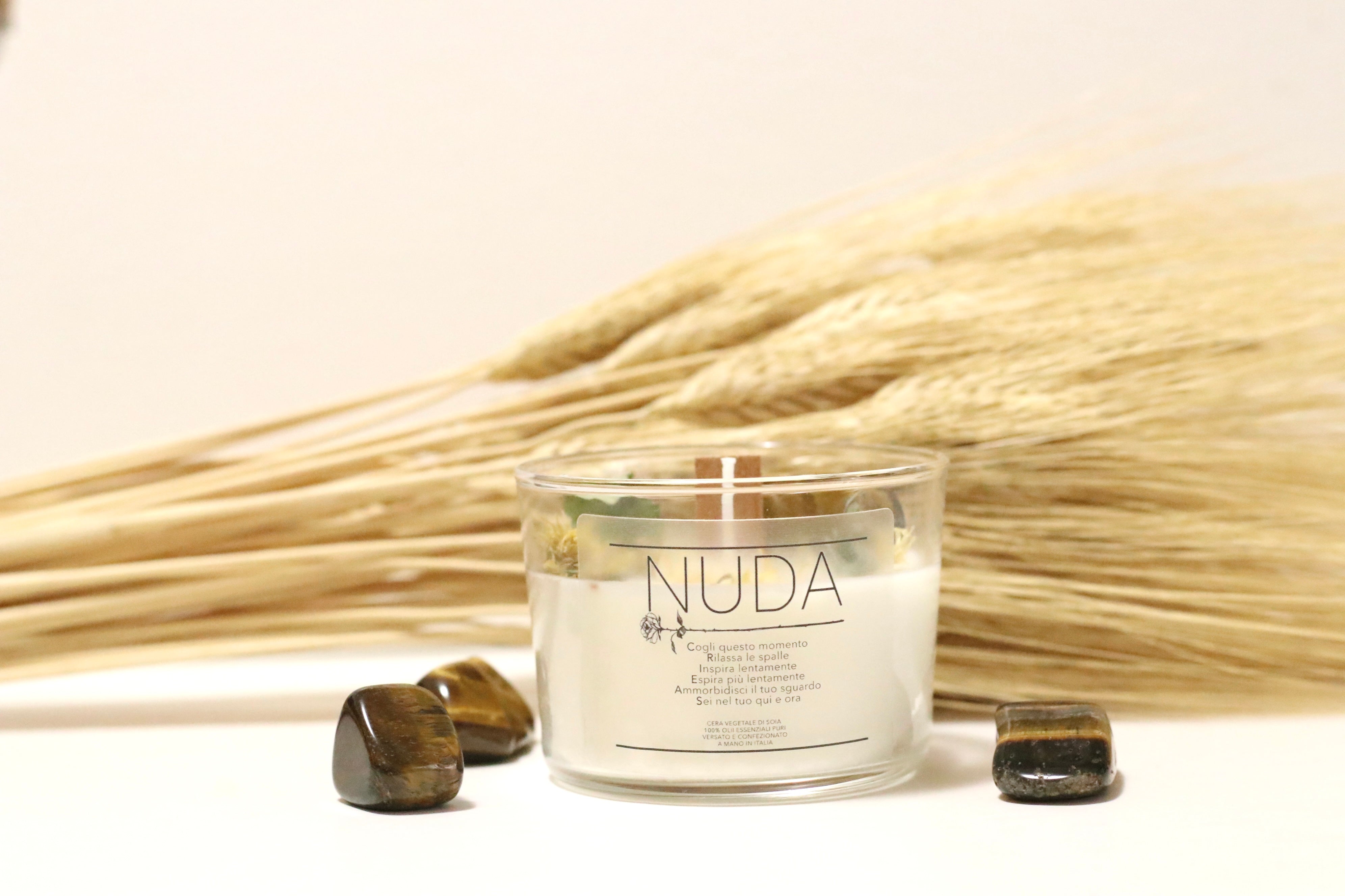 Candela artigianale in cera di soia - N°3 MANIPURA