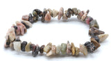 Bracciale in Chips di Rodonite