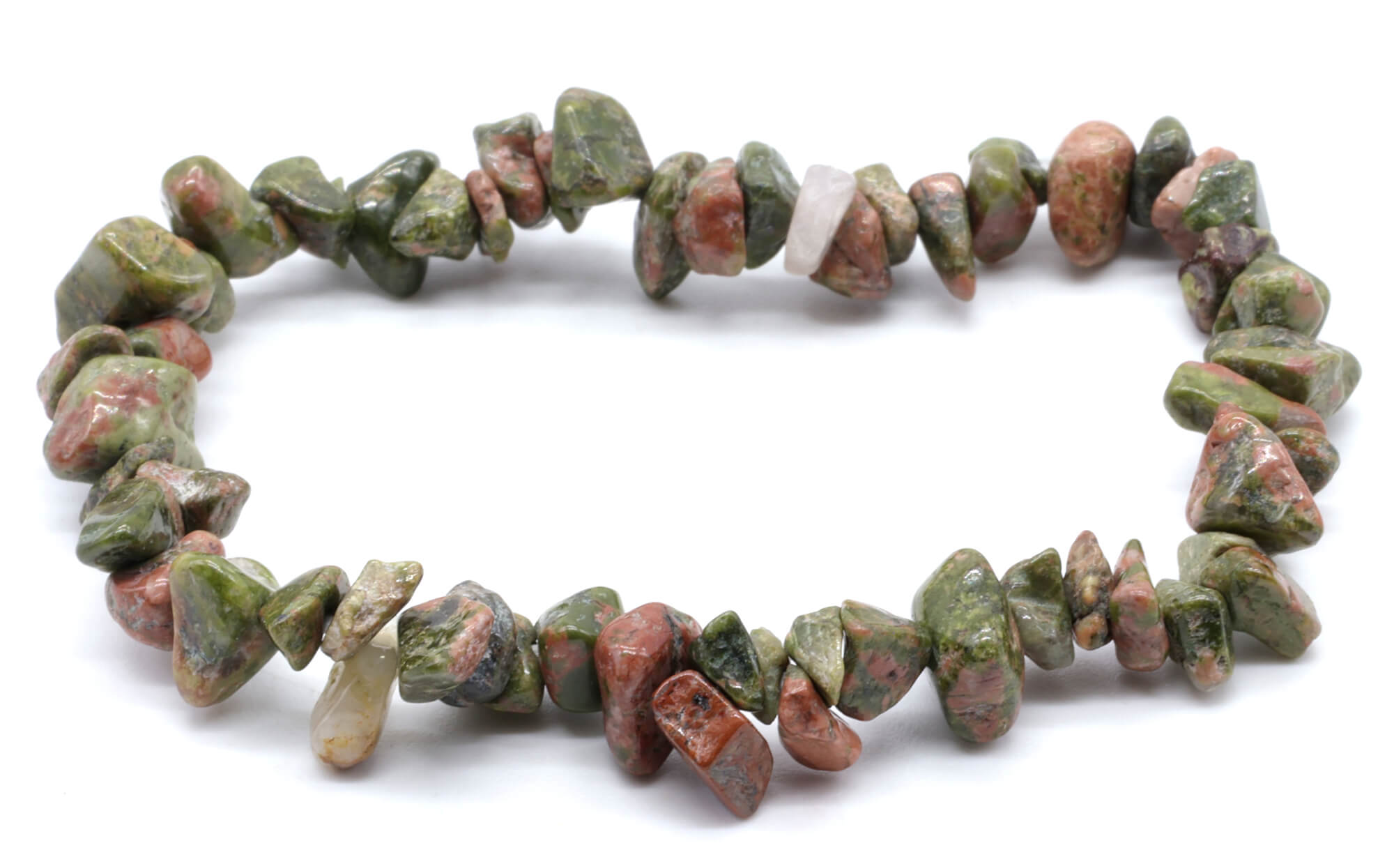 Bracciale in Chips di Unakite
